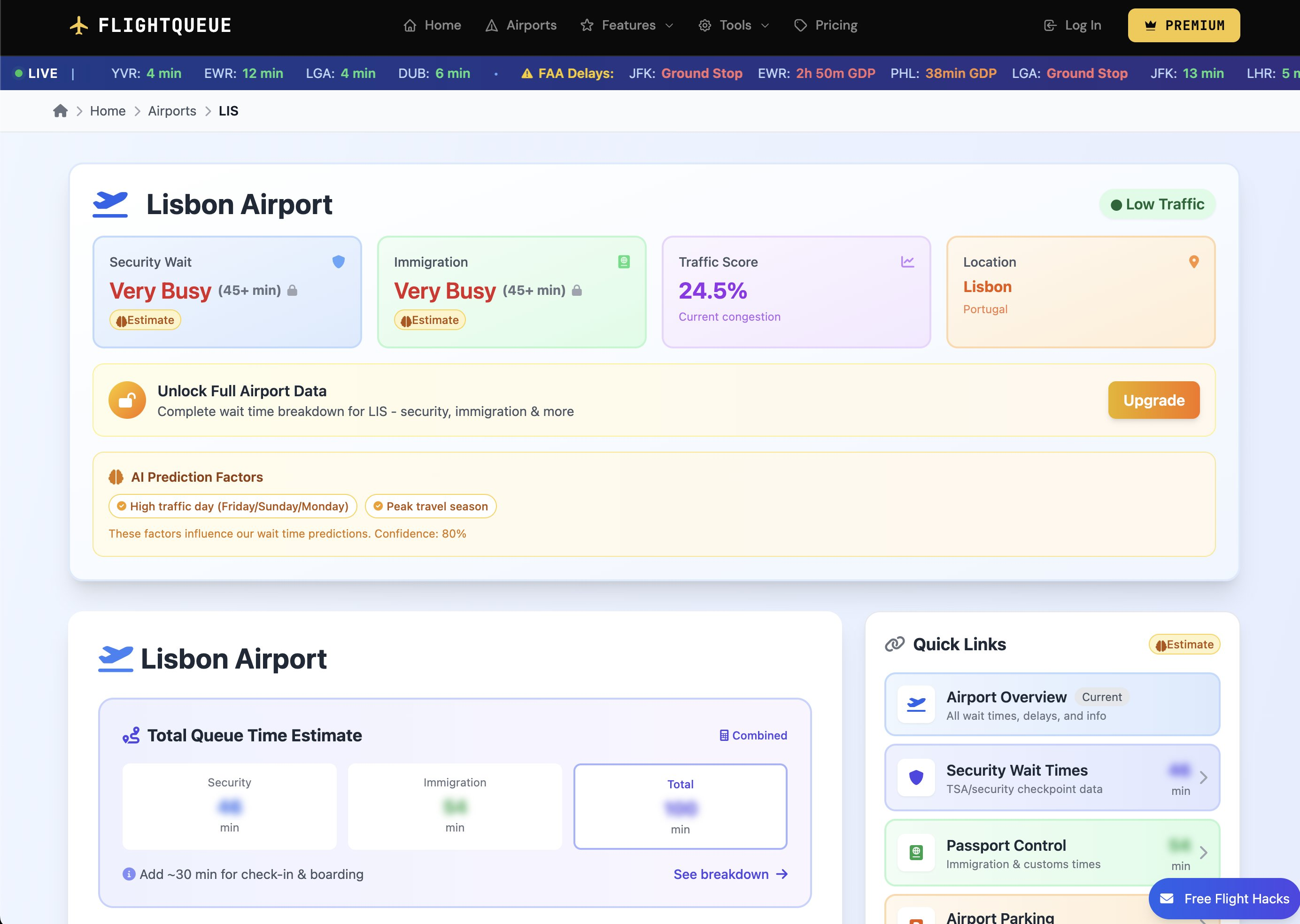 FlightQueue Dashboard